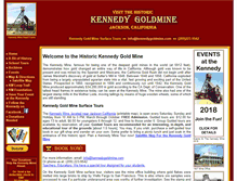 Tablet Screenshot of kennedygoldmine.com